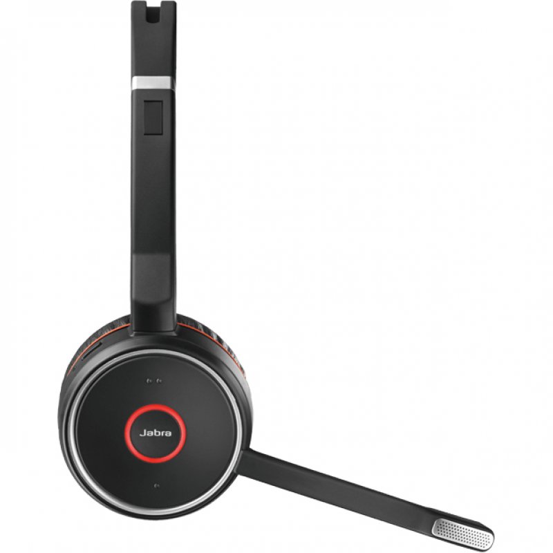 Jabra Evolve 75 MS Auriculares Bluetooth Negros Usado *Falla micro. Sin USB*