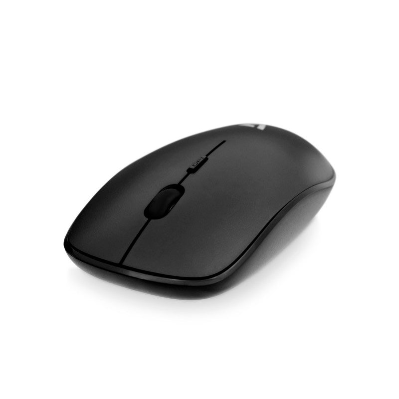 Ratón V7 MW200 óptico inalámbrico 1600DPI Ambidextro negro Usado *Sin emb.orig.*