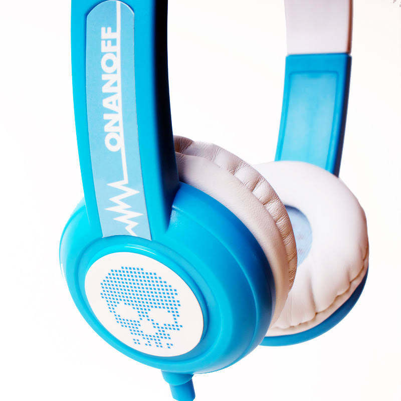 Auriculares infantiles BuddyPhone Azul.