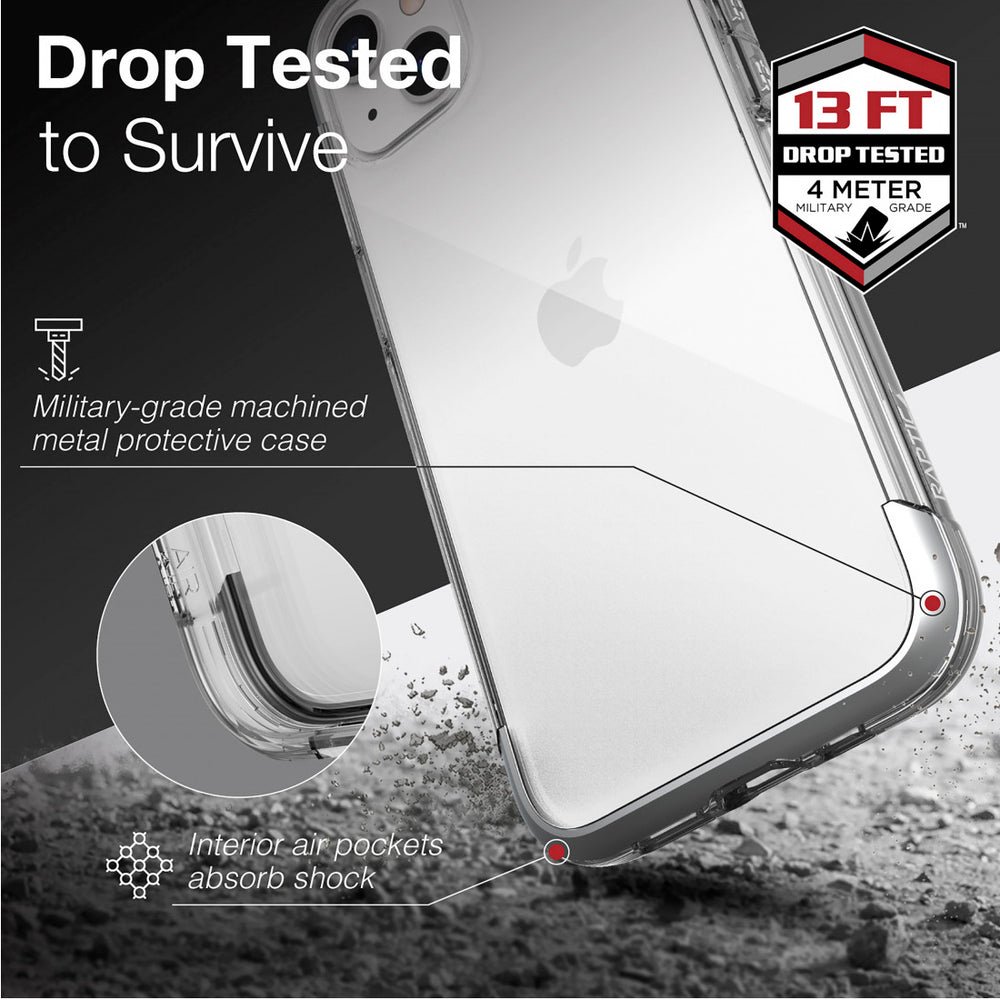 Funda Raptic Air para Apple iPhone 13 transparente.