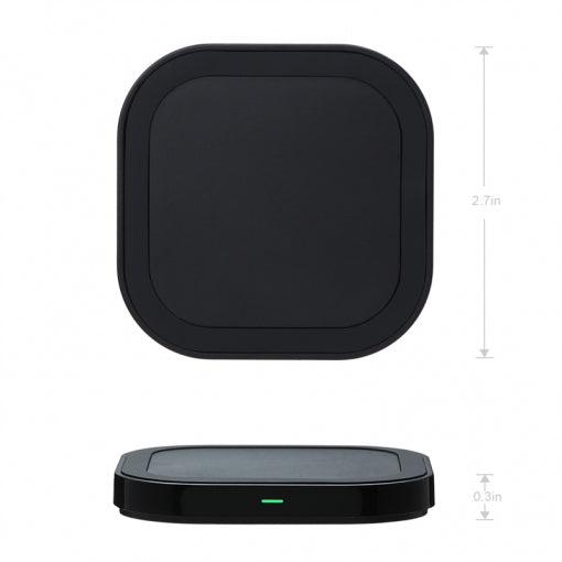 Cargador soporte sobremesa inalámbrico Muvit iO 10w 2a Negro *Embalaje dañado*.