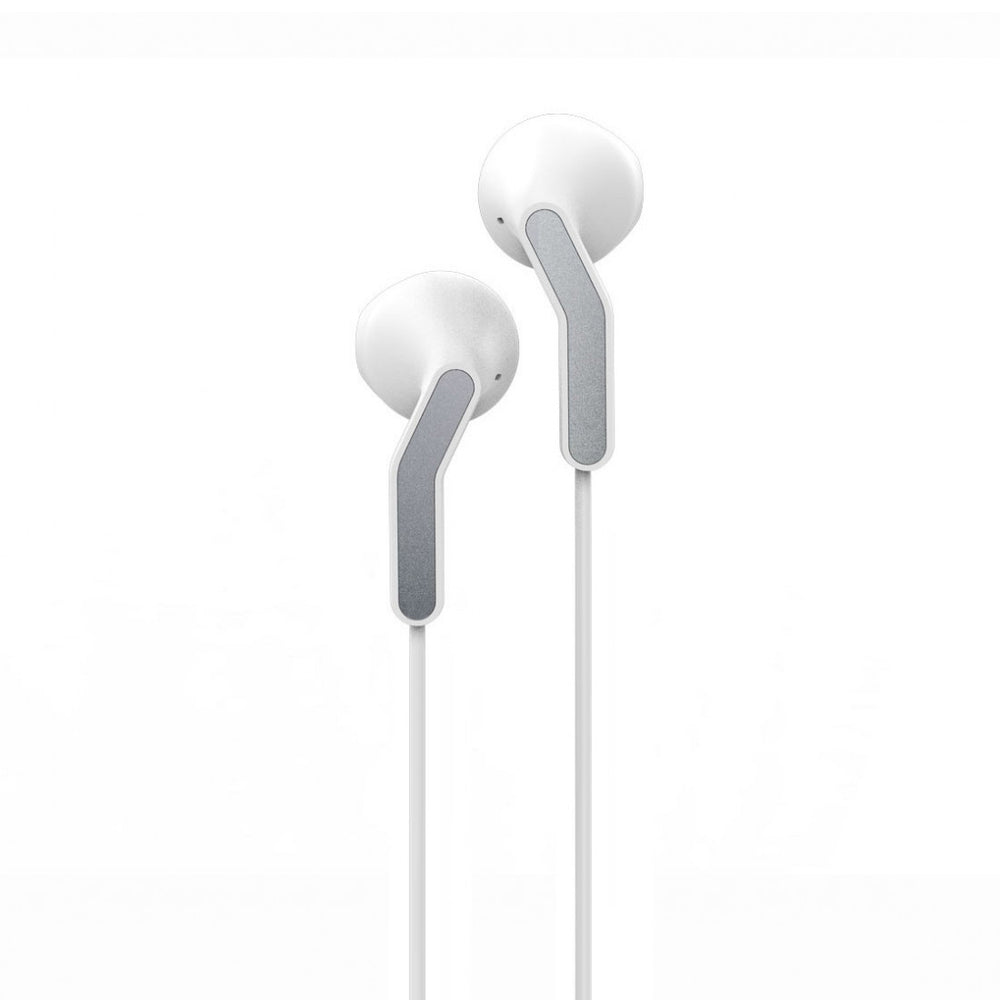 Auriculares estéreo Muvit for Change E56 3.5mm Blanco