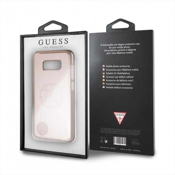 Carcasa GUESS para Samsung Galaxy S8 Plus Aluminio Rosa