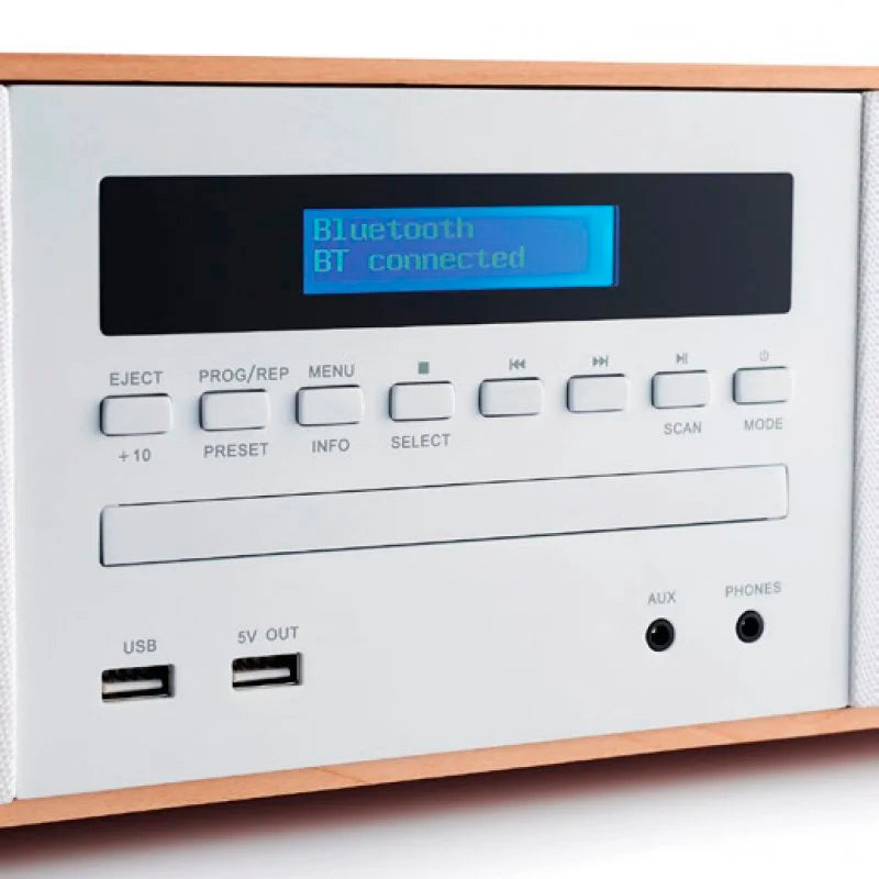 Microcadena Thomson MIC201IBT Bluetooth con CD/radio/MP3/USB/Cargador Usado **