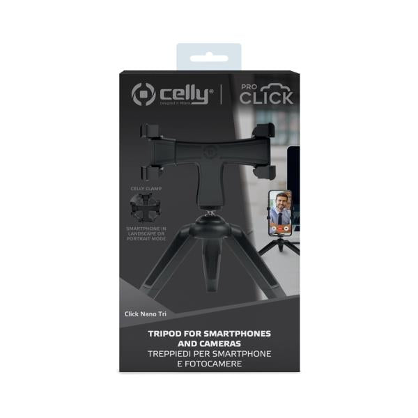 Celly Soporte Tripode CLICKNANOTRIBK Mesa Plegable 360º