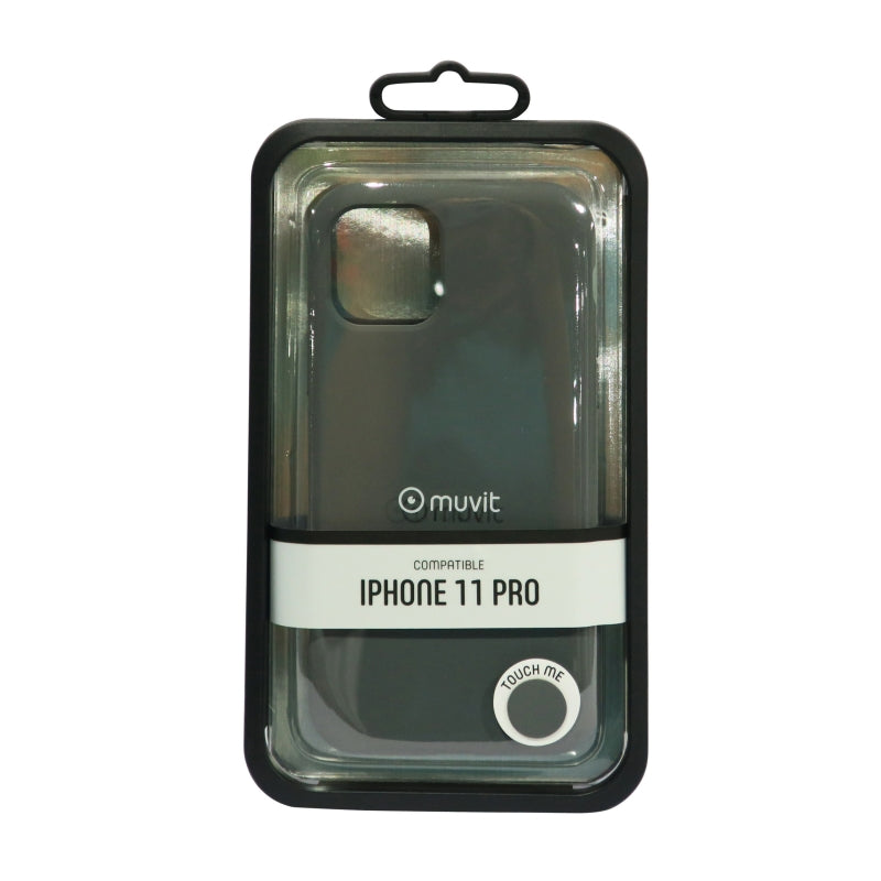 Carcasa Muvit para Apple iPhone 11 Pro Liquid Edition Cocoa.