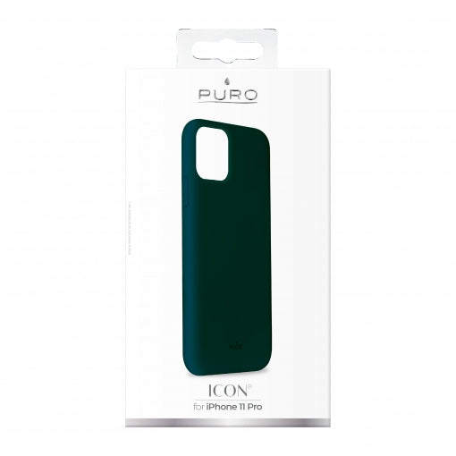 Funda PURO Icon para Apple iPhone 11 Pro Max verde oscuro