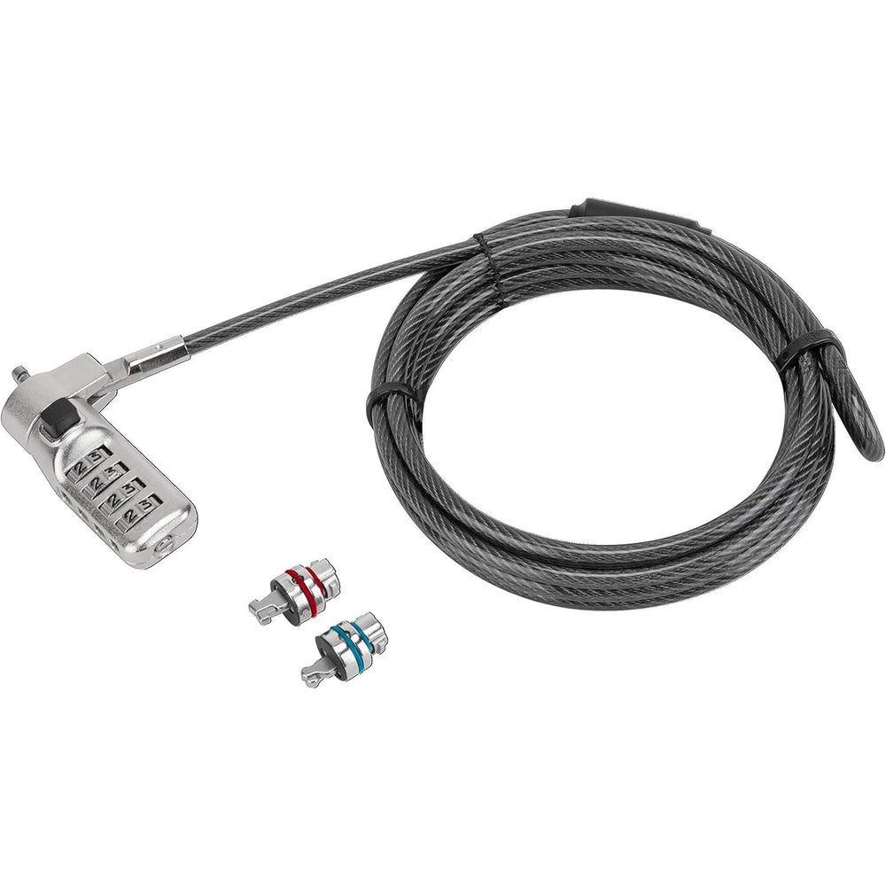 Targus ASP86GL Cable antirrobo Plata Portátil Cerradura con combinación