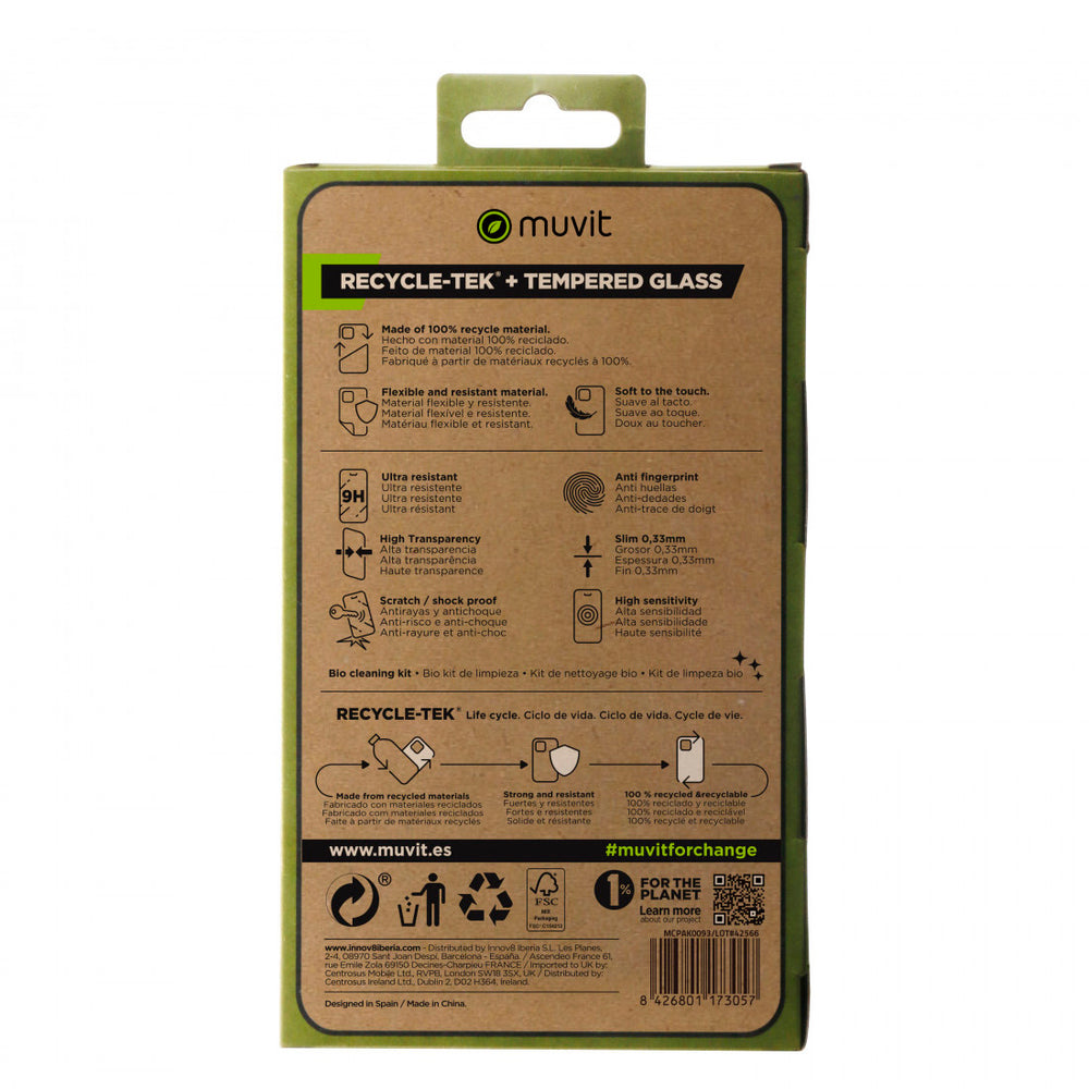 Muvit for change funda Samsung Galaxy S24 Ultra + protector de pantalla