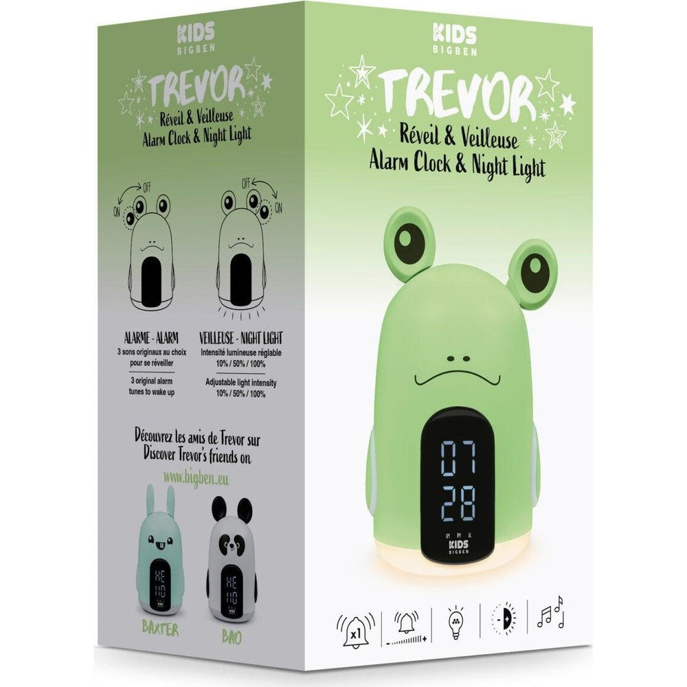 Reloj Despertador y luz nocturna Big Ben RKIDSFROG verde Usado