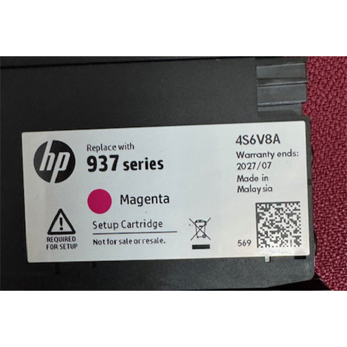 Pack de 4 cartuchos SETUP HP 937 CMYK