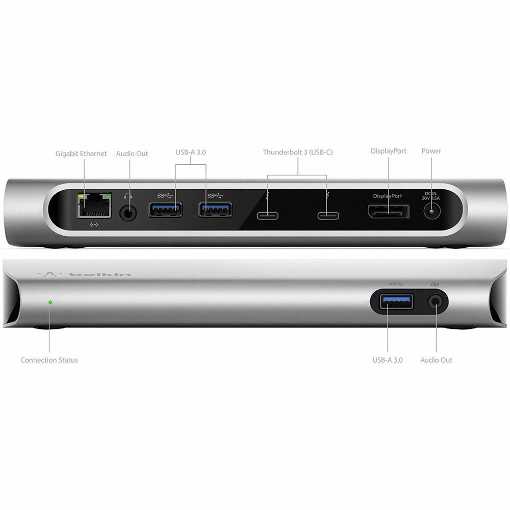 Docking Station Belkin Thunderbolt 3 Express con cable activo de 80 cm