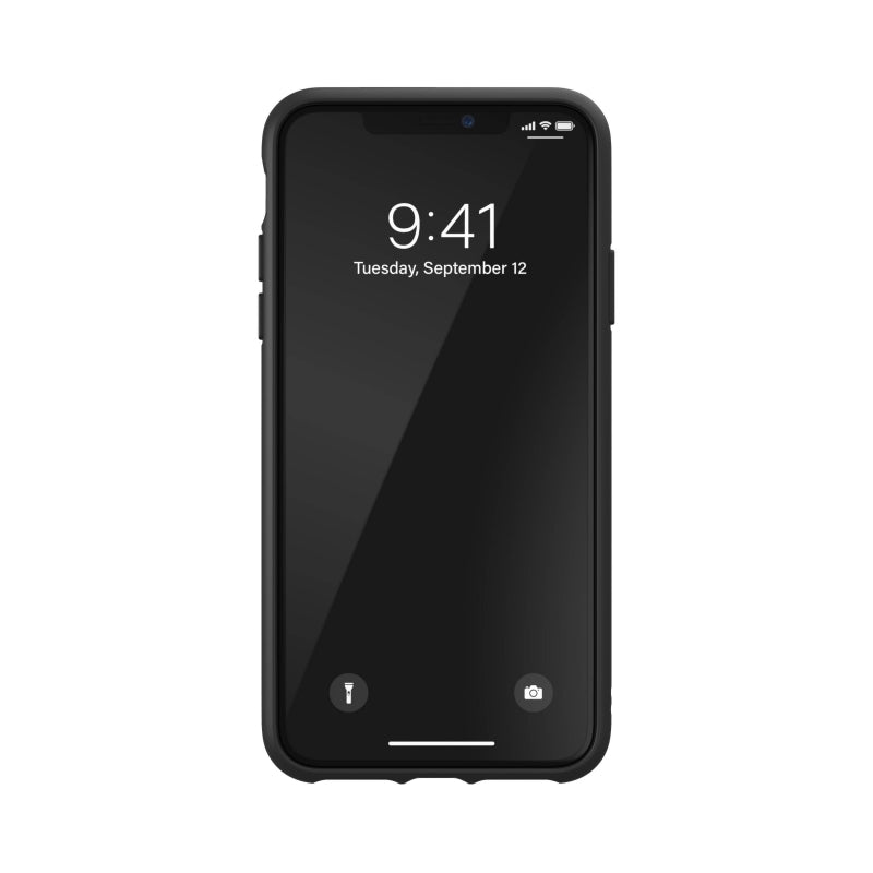 Funda Adidas 3 rayas Samba Apple iPhone 11 Pro Max negra/blanca (NUEVA)