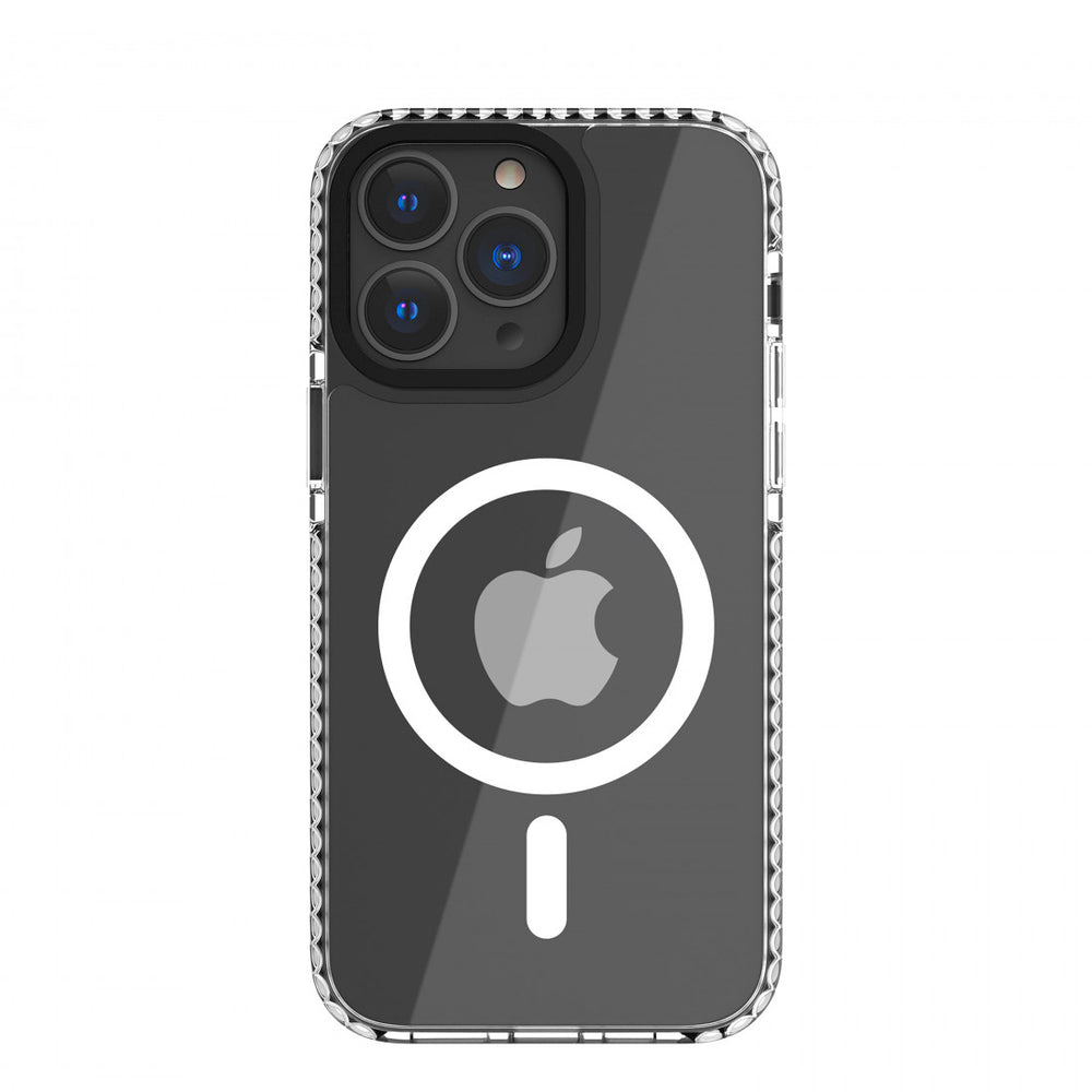Funda Muvit for Change recycletek Magsafe transp./negro Apple iPhone 14 Pro Max