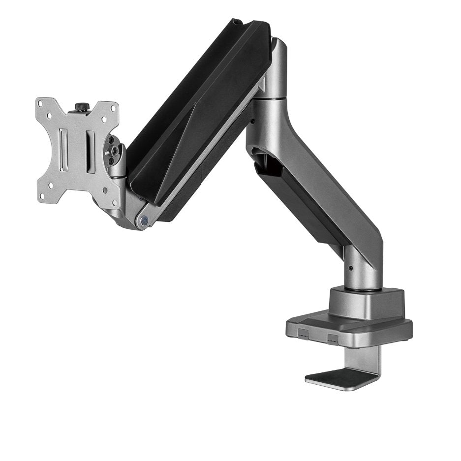 Soporte con brazo V7 DM1HD con resorte de gas de alta resistencia para 1 monitor