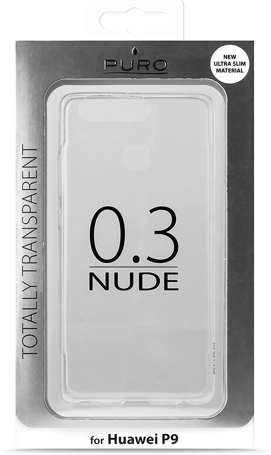 Funda Puro UltraSlim para Huawei P9 transparente.