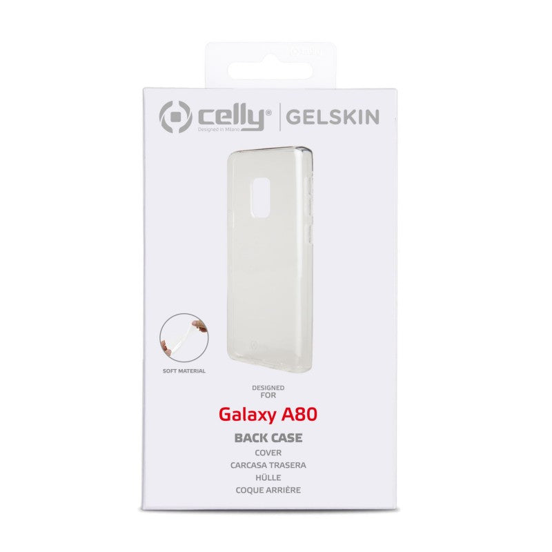 Funda Celly Gel Skin para Samsung Galaxy A80 transparente