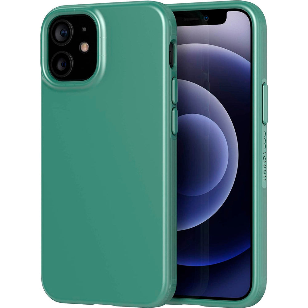 Funda Tech21 Evo Slim compatible para Apple iPhone 12 Mini verde (NUEVA)