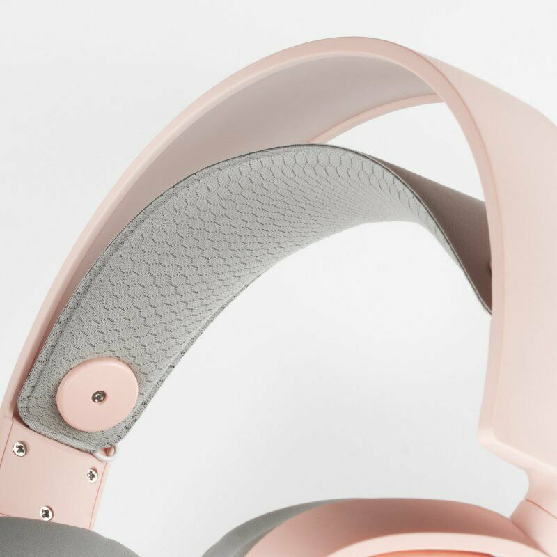 Auriculares Gaming Mars Gaming MHAX rosas **No incluye el micro**.