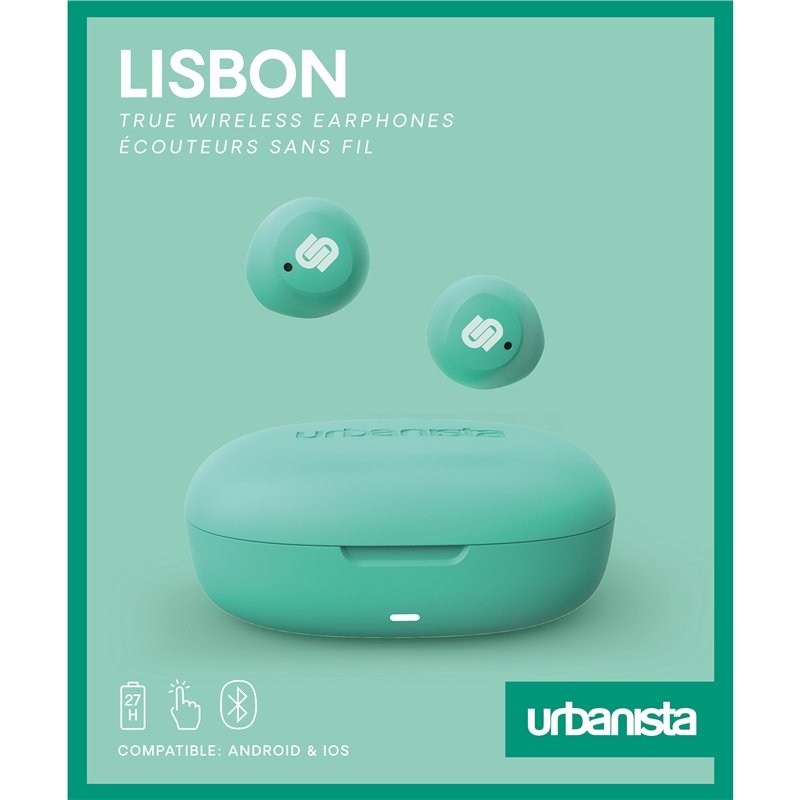 Auriculares Urbanista True Wireless Lisbon color verde