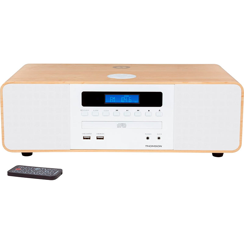Microcadena Thomson MIC201IBT Bluetooth con CD/radio/MP3/USB/Cargador Usado **