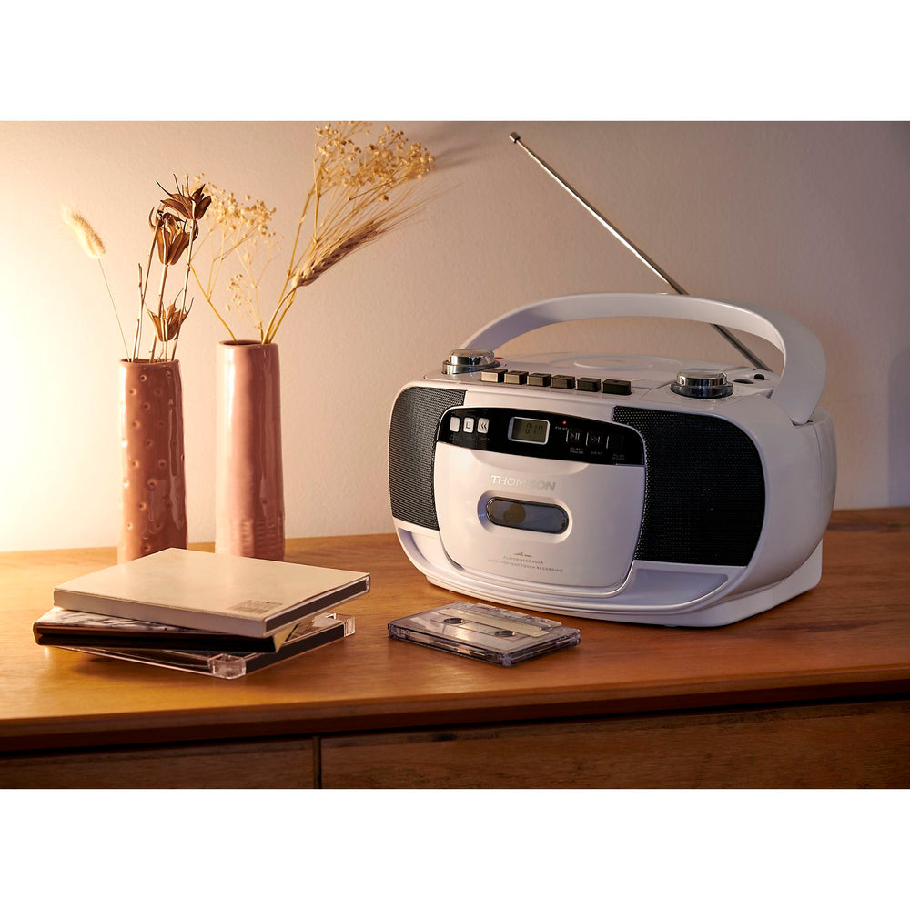 Radio casette con CD Thomson RK201CD blanco