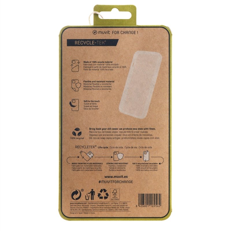 Funda Muvit for change para Samsung Galaxy S24 Ultra transparente