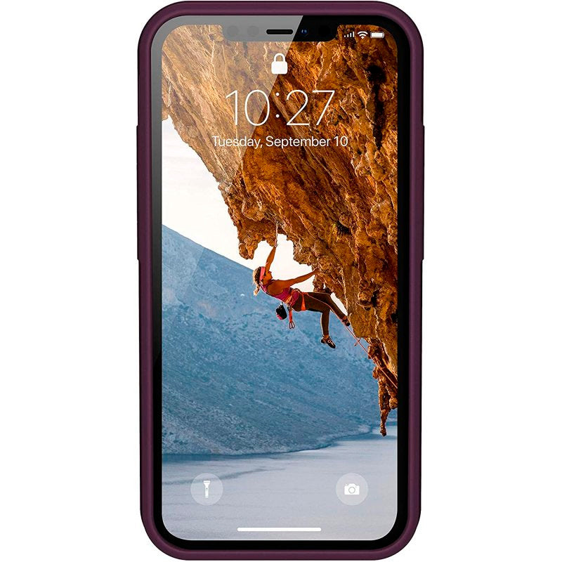 Funda Urban Armor Gear Anchor para Apple iPhone 12 Mini color berenjena