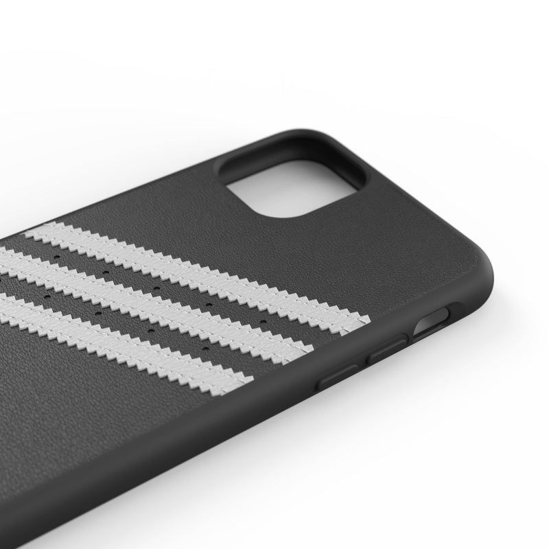 Funda Adidas 3 rayas Samba Apple iPhone 11 Pro Max negra/blanca (NUEVA)