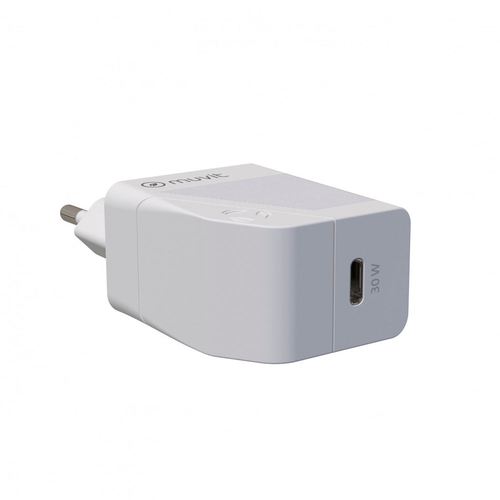 Cargador de Pared Muvit for Change Tipo C PD 30W blanco