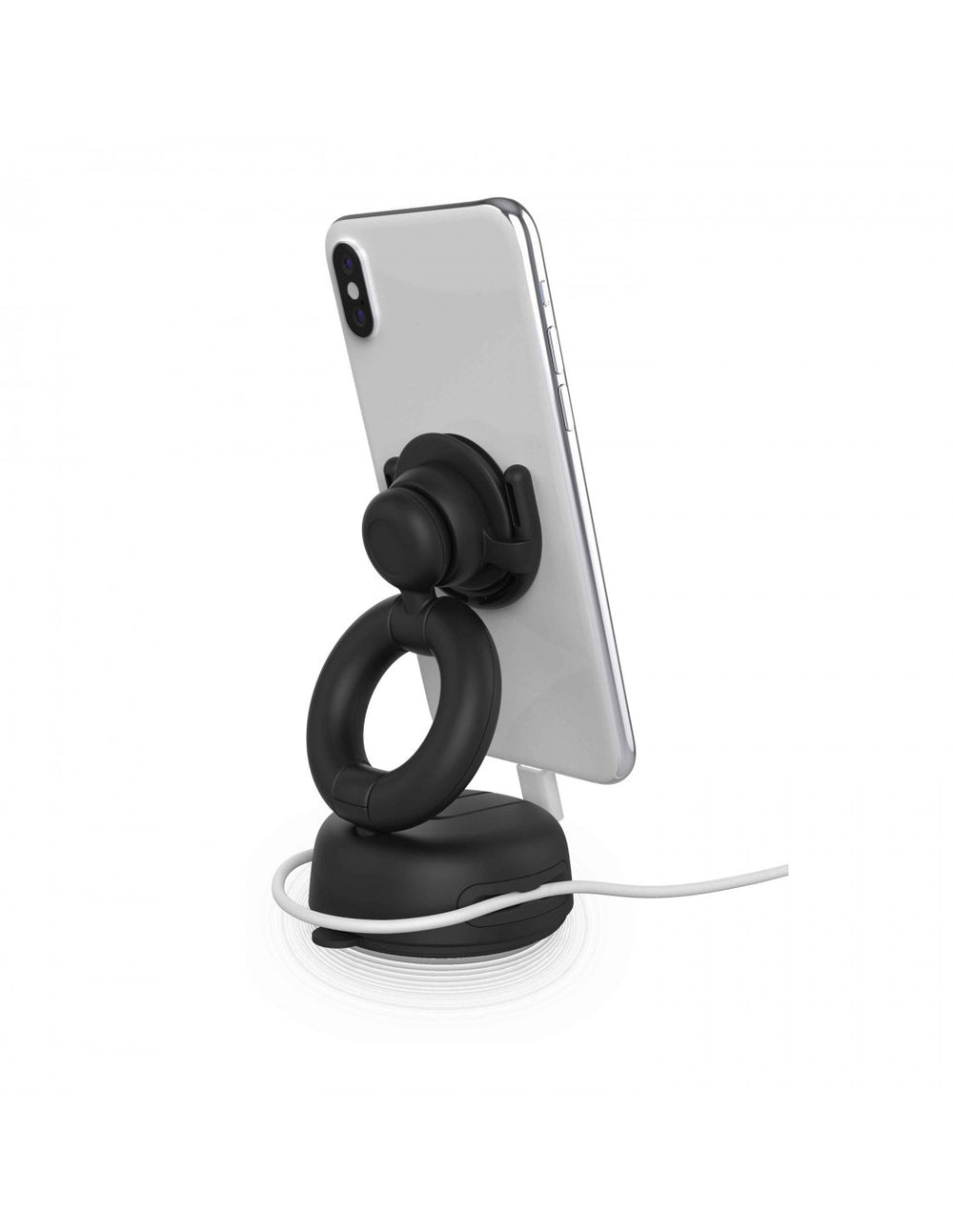 Soporte PopSockets coche salpicadero y parabrisas negro