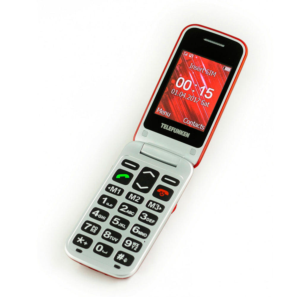 Teléfono Móvil Telefunken TM210 IZY rojo