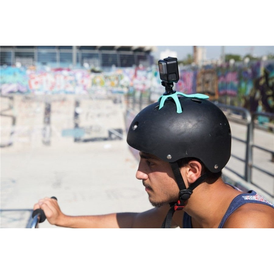 Tripode Universal Smartphone flexible ZBAM Gekkopod Bluetooth Azul Turquesa.