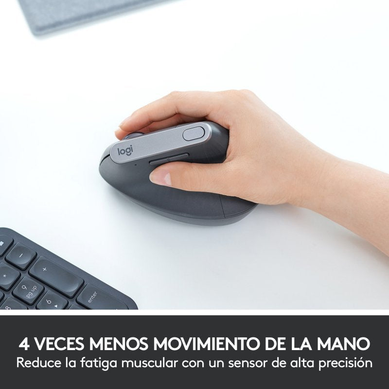 Logitech MX Vertical Ratón Ergonómico Avanzado