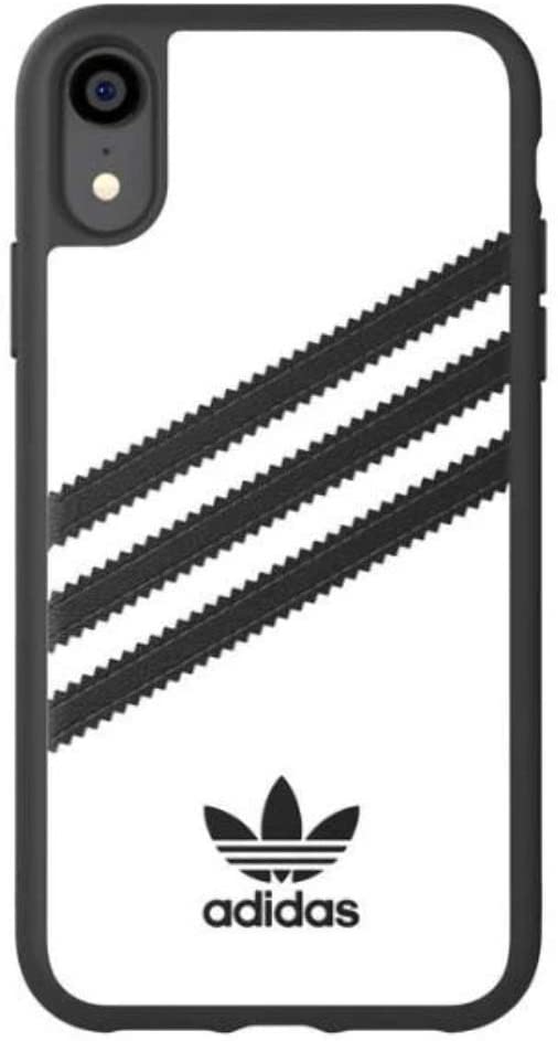 Funda Adidas 3 rayas Samba para Apple iPhone XR blanca/negra