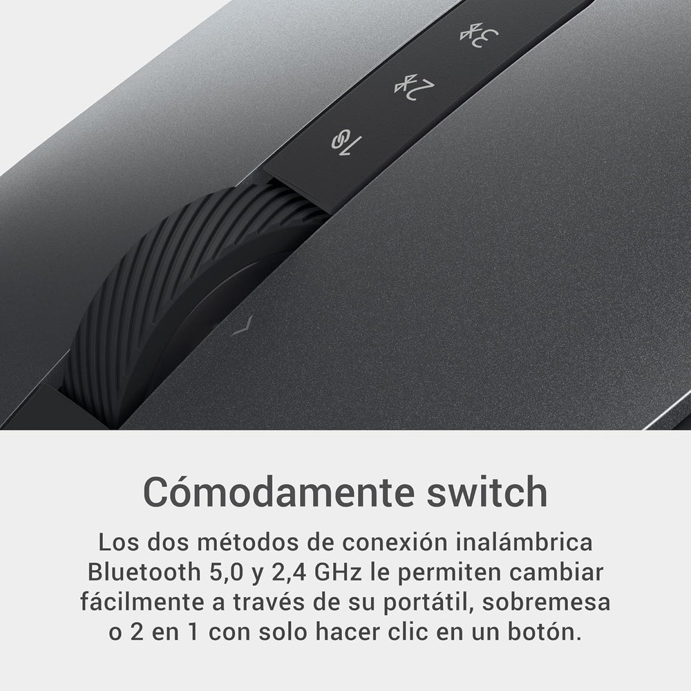 Ratón Inalámbrico Dell MS5320W para múltiples dispositivos Gris Usado