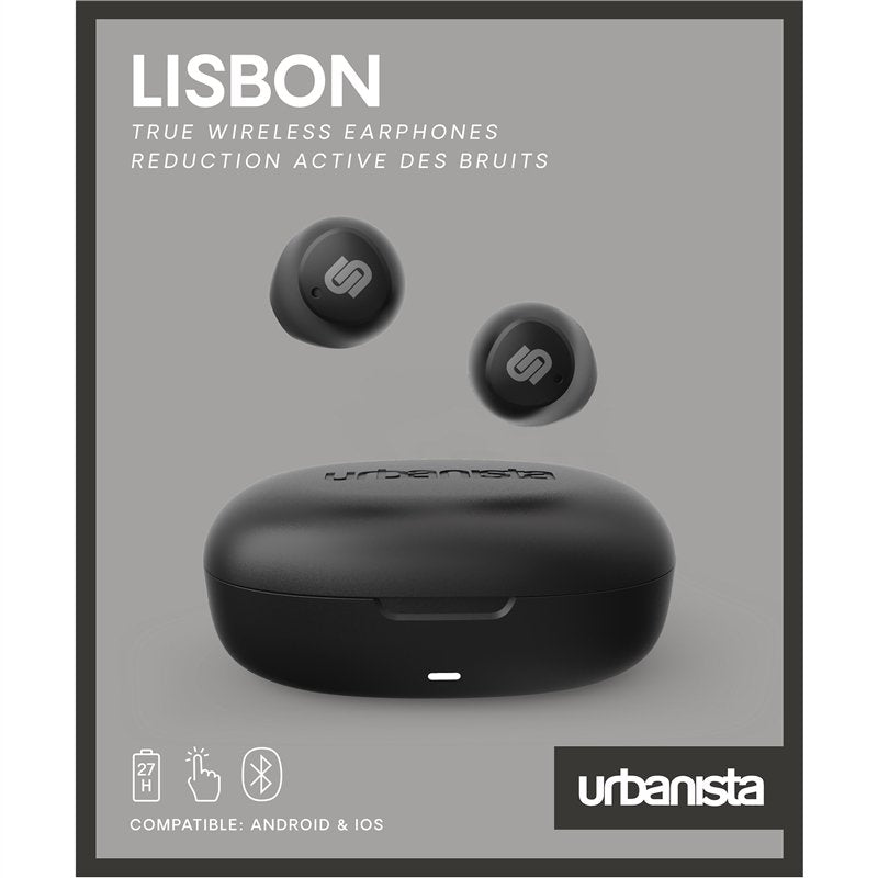 Auriculares Urbanista True Wireless Lisbon color negro