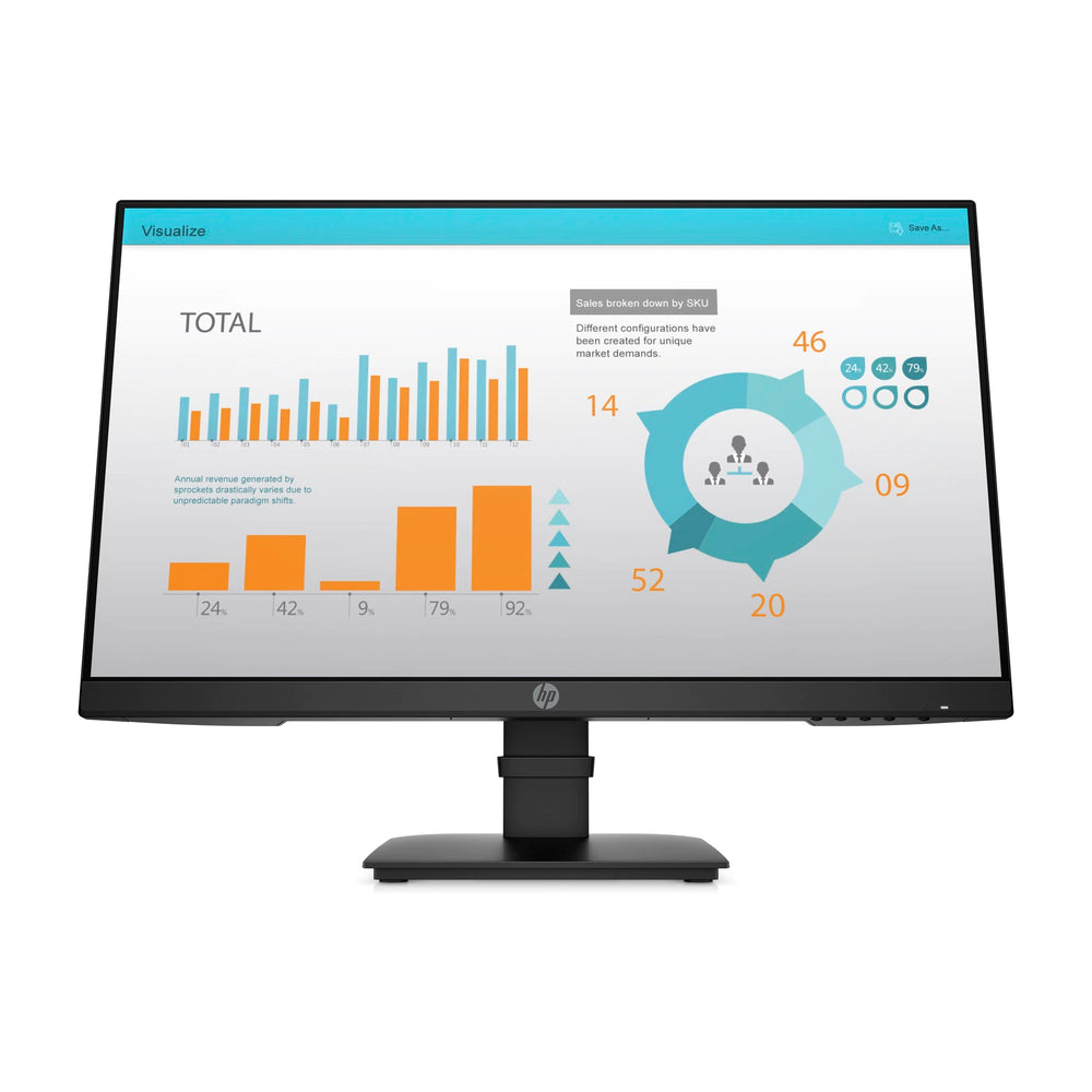 Monitor HP FHD P24 G4 23,8» **Tiene un pequeño golpe en la parte superior izq.**