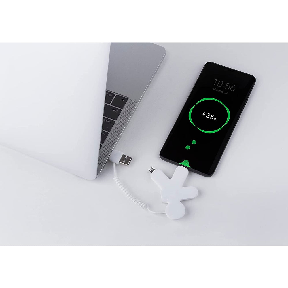 Cable multi cargador USB universal 2 en 1 Xoopar Buddy Cable Blanco
