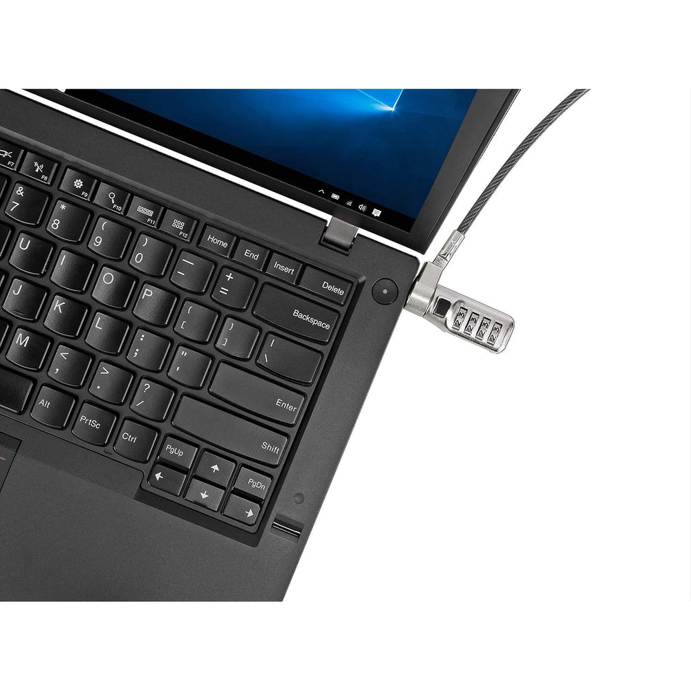 Targus ASP86GL Cable antirrobo Plata Portátil Cerradura con combinación