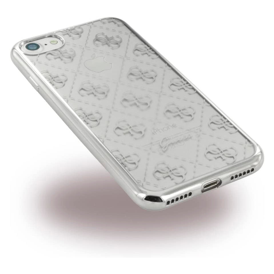 Funda Guess Signature para Apple iPhone 7 color plata