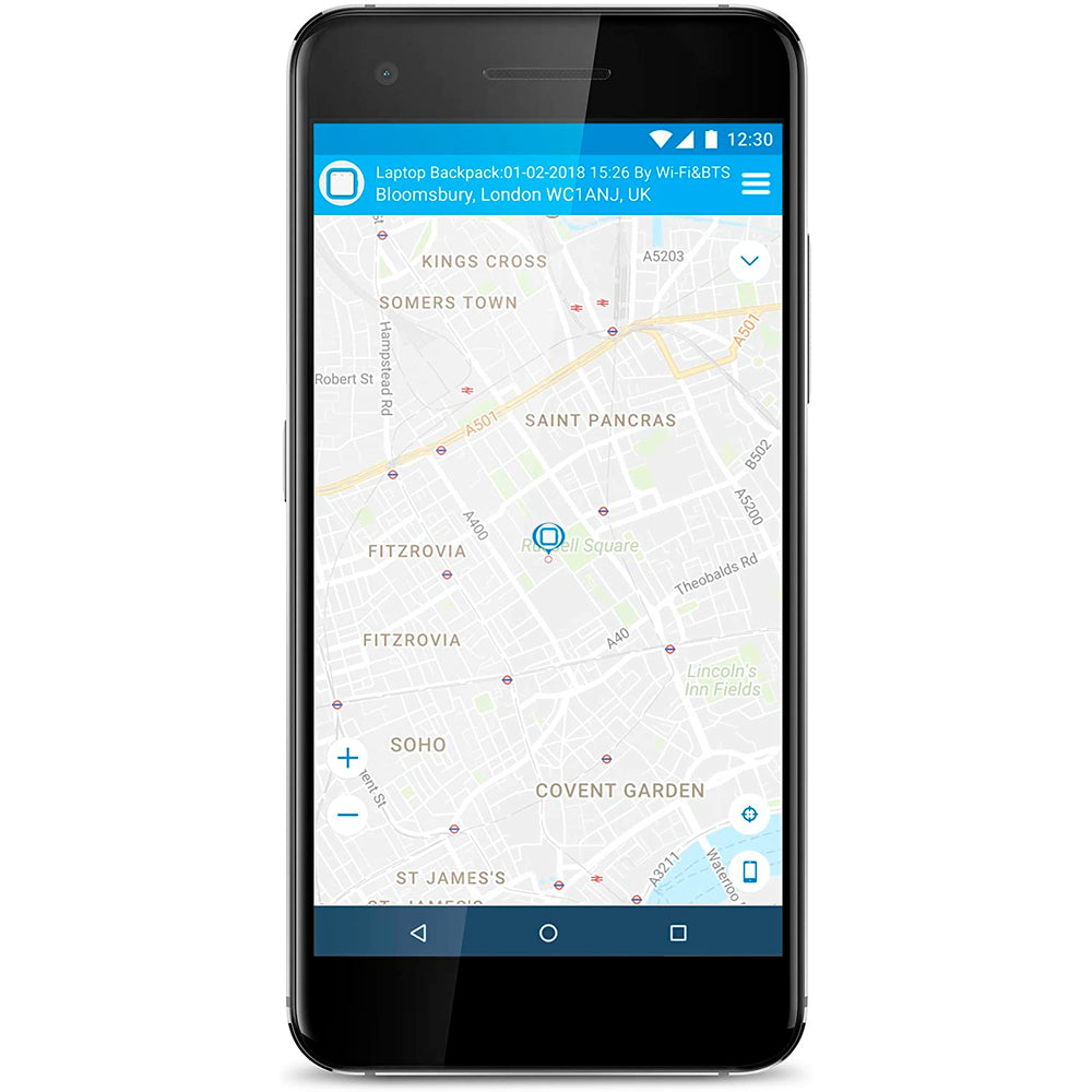 Localizador GPS Vodafone V-Bag de objetos personales negro/azul (NUEVO)