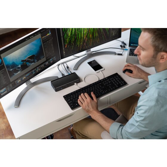 Docking Station Kensington Universal SD4700P USB 3.0 USB-C K38240 Usado *Sin emb