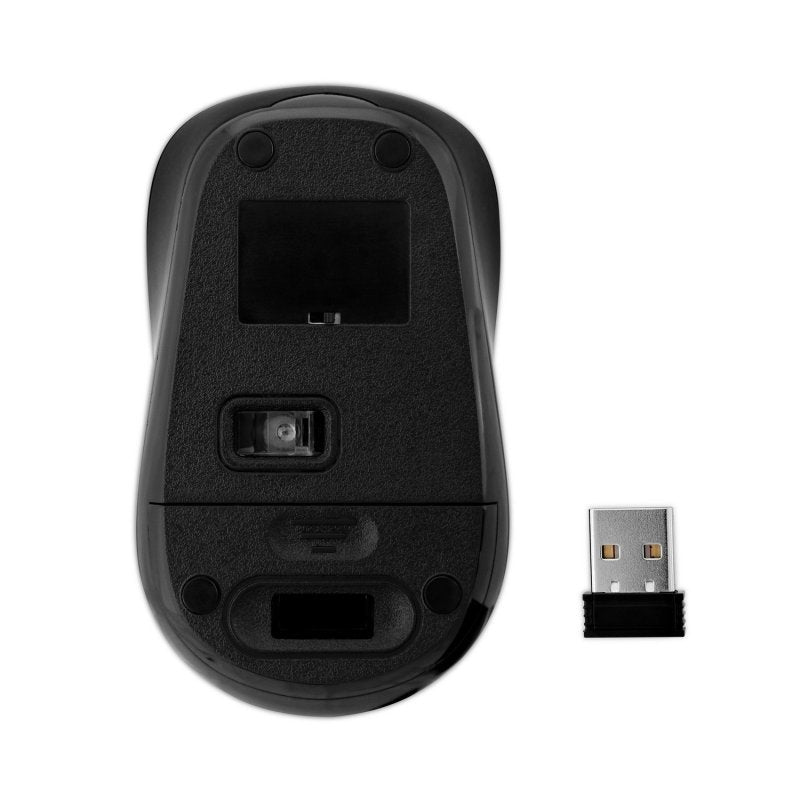 Ratón V7 óptico inalámbrico MW100-1E Negro