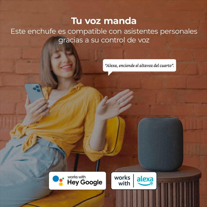 Enchufe Inteligente Ksix Smart Energy Mini WiFi