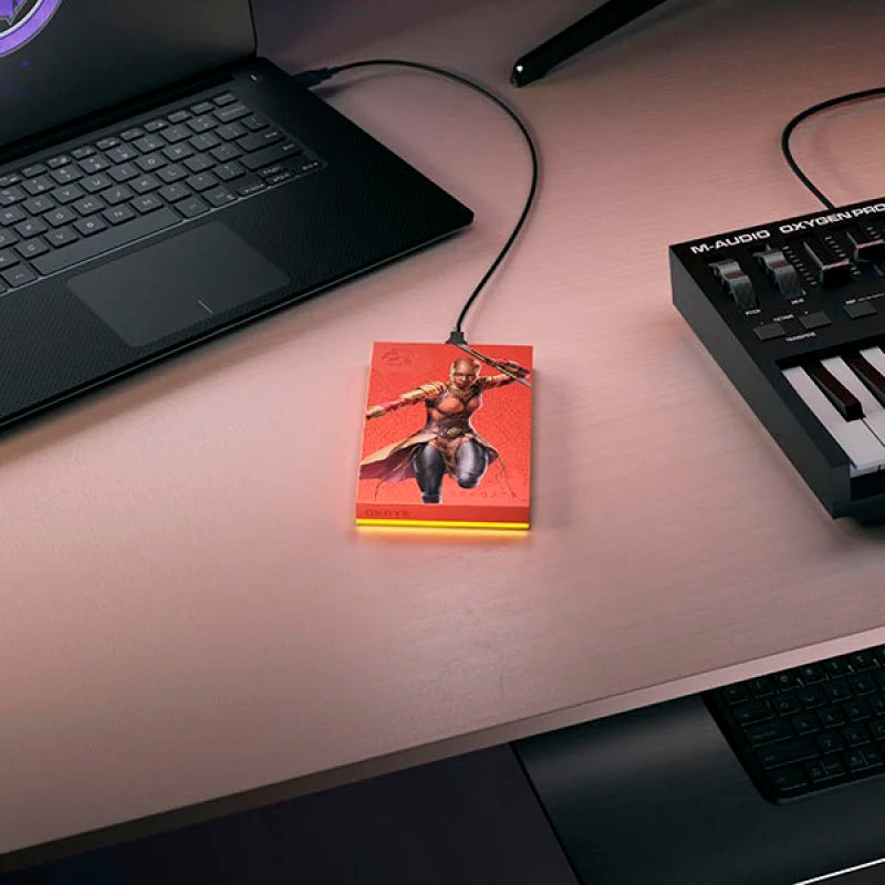 Disco duro externo Seagate Firecuda Marvel Okoye Special Edition 2TB USB 3.2
