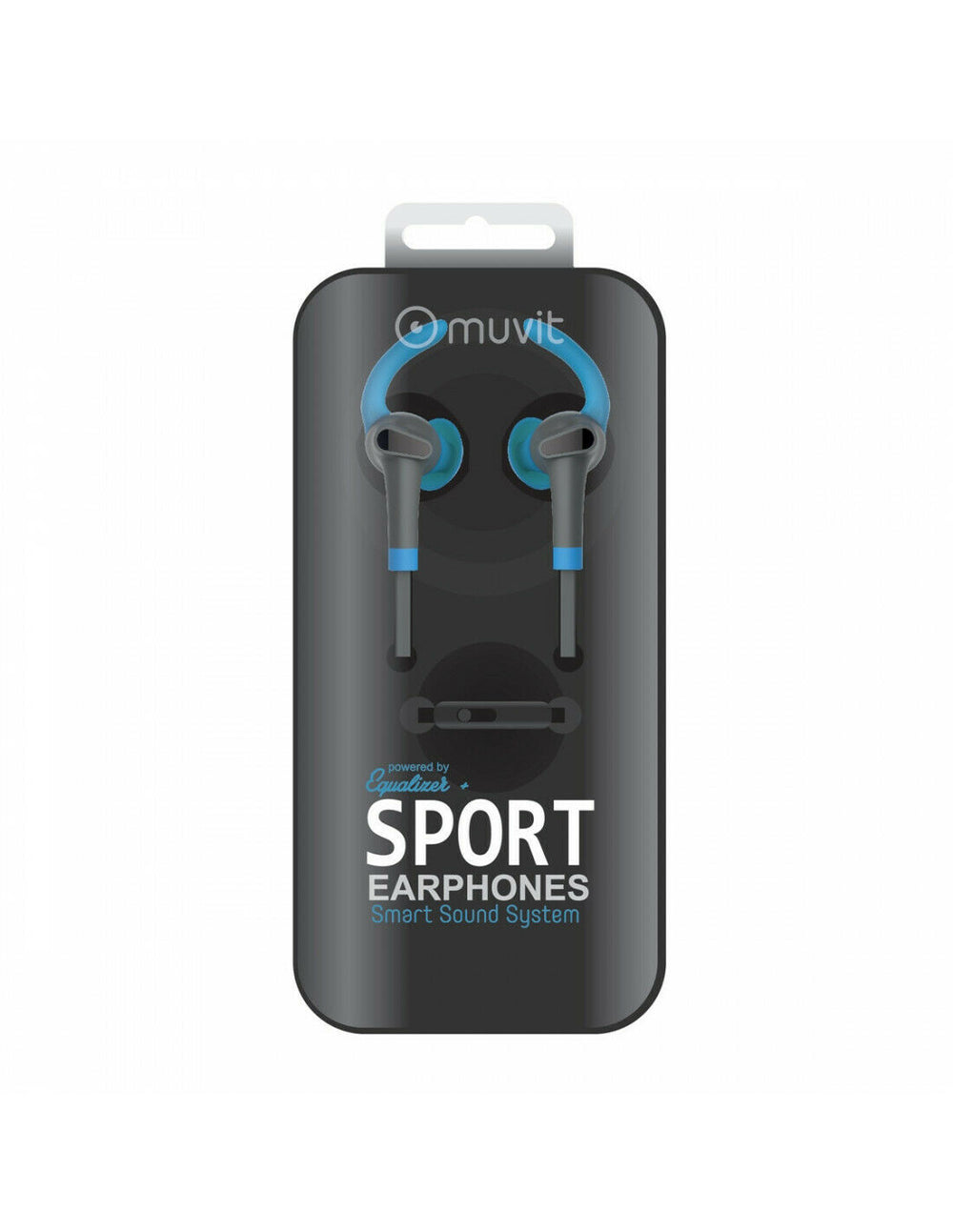Auricular Estéreo Muvit iO Wireless M2S Azul.