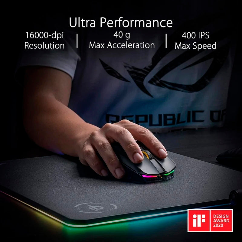 Ratón Gaming Asus ROG Chakram Ratón Gaming Inalámbrico RGB 16000DPI *Faltan..*