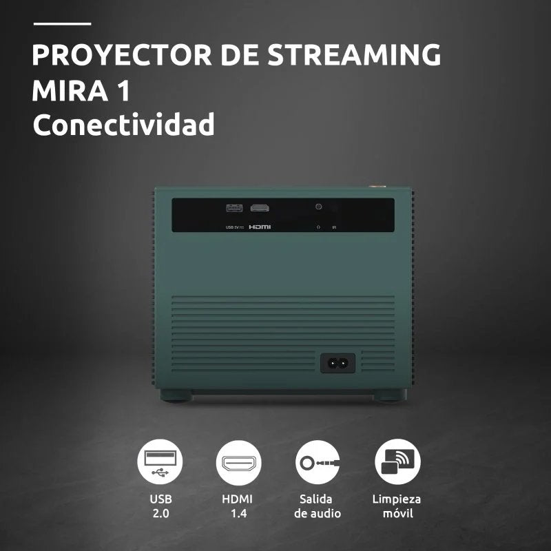 Proyector Strong 1080p 300 Lúmenes LCD Android TV Autoenfoque Full HD Compacto
