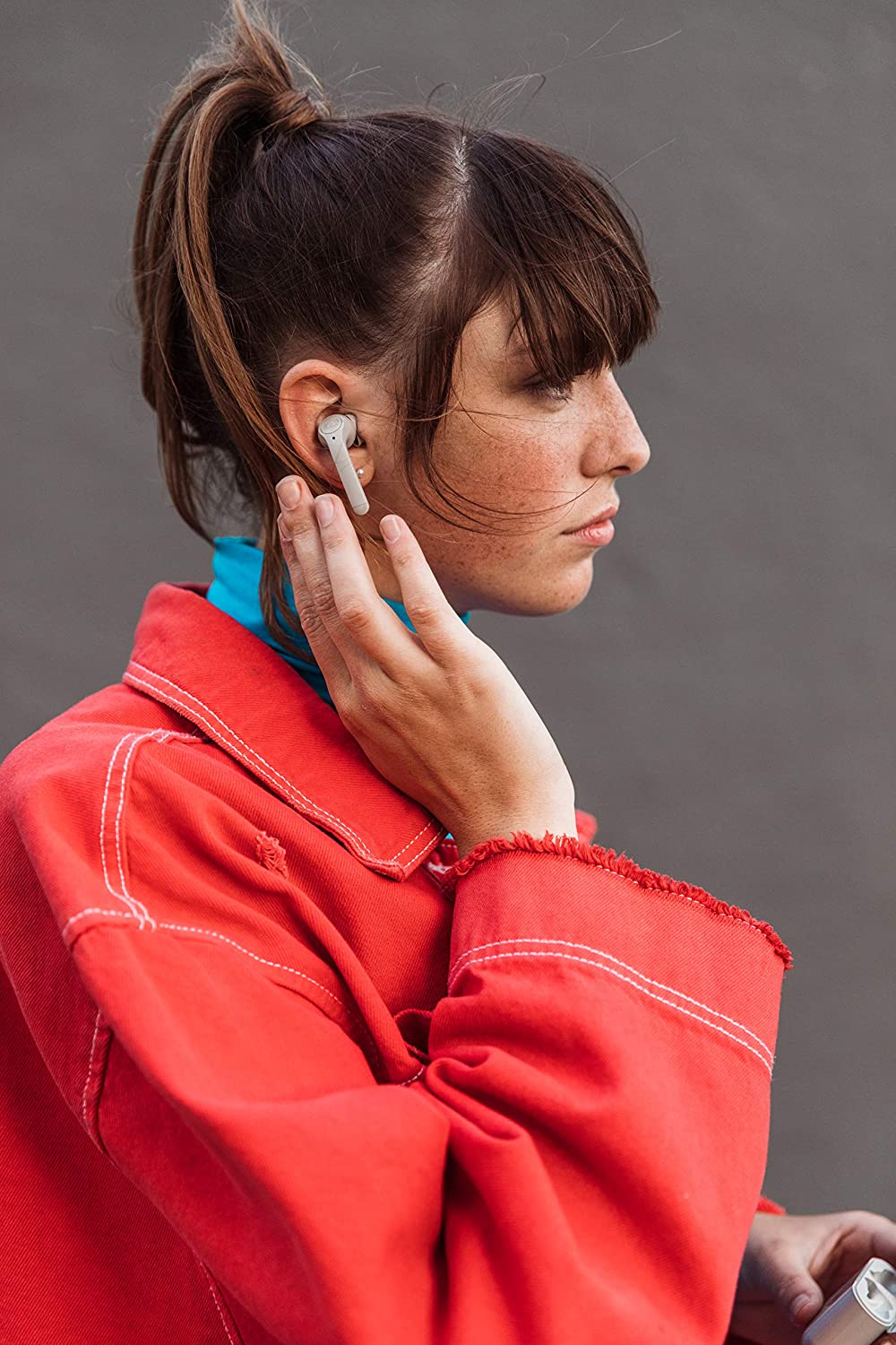 Auriculares Bluetooth Fresh´n Rebel Twins Tip TWS Gris 3EP700SG.
